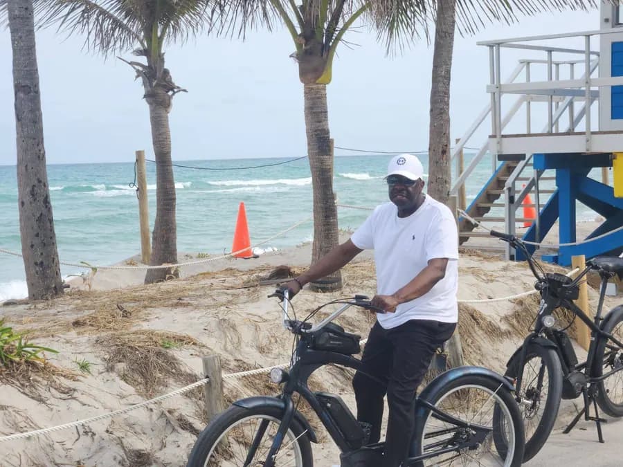 Group enjoying e-bike tour together