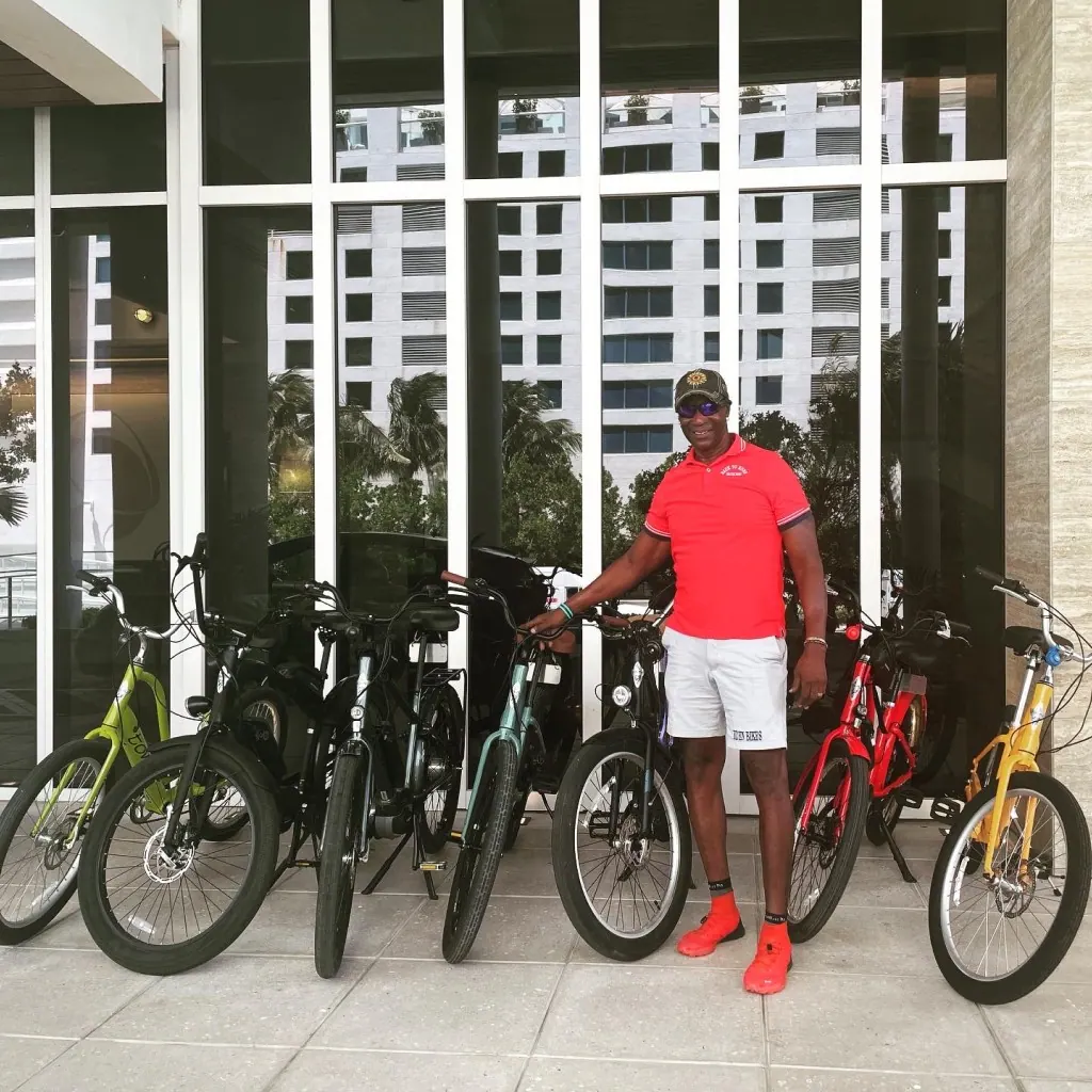 Group e-bike event in South Florida